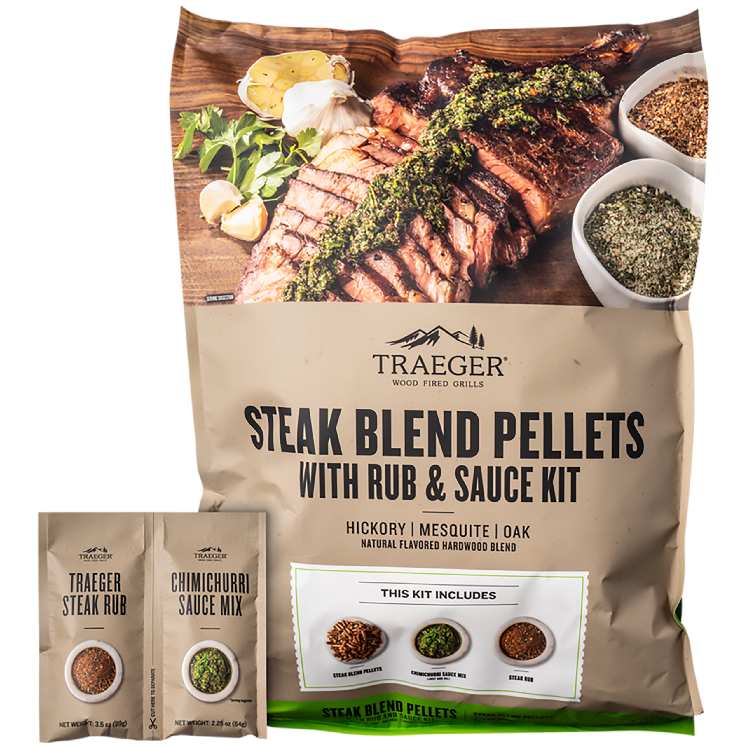 Traeger Steak Blend Pellets: Enhance Your Grilling Experience With Oak, Hickory, And Cherrywood Goodness
